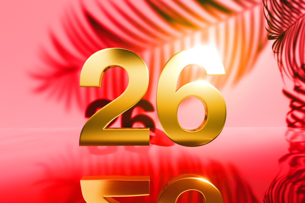 Dvacet šest, číslo, jehož nositelé jsou doslova továrnou na peníze. Díky své ambiciózní povaze dosahují vysokých cílů a bývají z nich úspěšní manažeři a jednatelé.