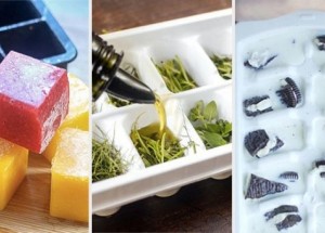 Připravte si netradiční kostky ledu. S bylinkami, ovocem nebo třeba s česnekem