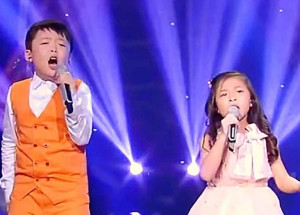 Začal zpívat "You Raise Me Up". Když se ale připojila 7letá holčička, všem naskočila husí kůže!