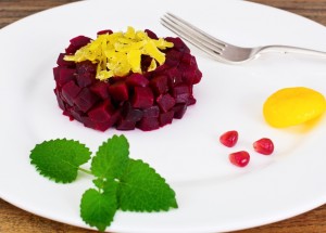 Tatarák z červené řepy