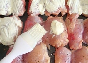 Jednoduché zapečené kuřecí řízky s majonézou