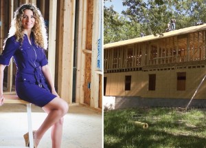 Žena si postavila dům snů podle návodu na YouTube: Pro její rodinu to byl nový začátek