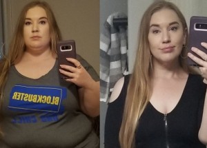 Obézní Američanku Chelsey Bishop nepustili na horskou dráhu: Otevřelo jí to oči a za dva roky zhubla 70 kilogramů