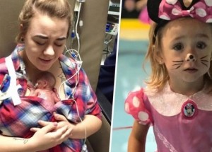 Tori Keller čekala čtyřčata, porodila však jen jednu živou holčičku. Malá Athena má dnes tři roky a daří se jí skvěle