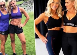 Lidé si o Jeanette a Tiffiny myslí, že jsou sestry. Matka s dcerou však vypadají skvěle díky fitness