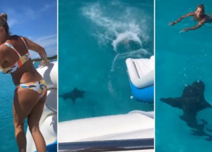 Američanka Iso Machado přežila setkání se žralokem poblíž Baham. K celé události došlo během její narozeninové oslavy