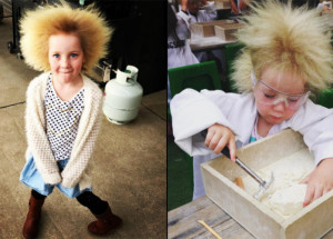 Desetiletá holčička má nezkrotitelné vlasy. Tento vzácný syndrom měl i Albert Einstein