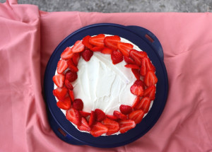 Nepečený dort se zakysanou smetanou, jahodami a piškoty zvládnou i začátečníci. Generacemi ověřenou pochoutku připravíte skutečně bleskově