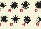 Vyberte si slunce, které vám jako první padne do oka. Co o vás tento psychologický test vypovídá?