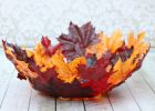 Miska z podzimního listí: Vyrobte si dekoraci, která zkrášlí váš domov