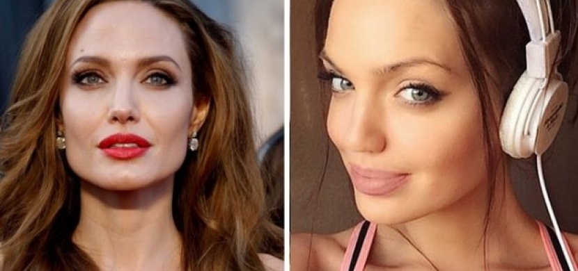 Tahle dívka je dokonalou dvojnicí Angeliny Jolie