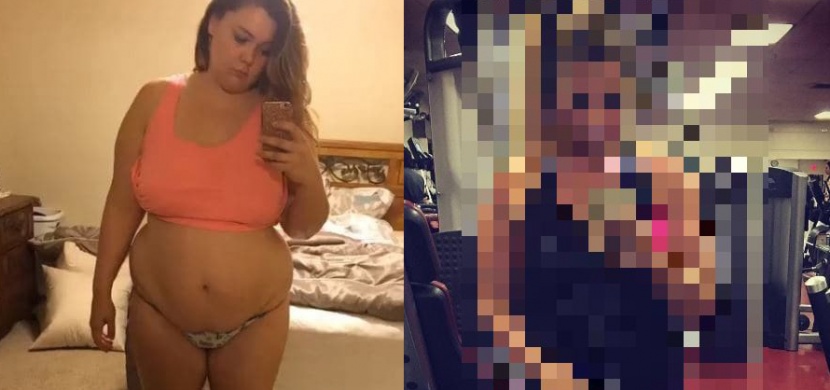 Když se na sebe koukla do zrcadla, nemohla se poznat. Začala na sobě makat a takhle vypadá teď.