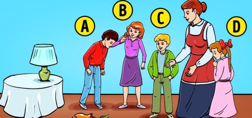Test osobnosti – v klidu vyberte, které dítě podle vás rozbilo vázu
