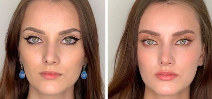 Když se ženy líčí samy vs. když jim dělá make-up profesionálka. Ruská vizážistka Julia Ismailova ukázala rozdíl