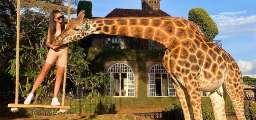 Hvězda reality show Hotel Paradise Zuzana Plačková strávila luxusní dovolenou v Keni. Snídala spolu s žirafami